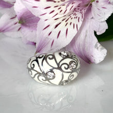 Load image into Gallery viewer, ANGELIQUE DE PARIS CONTESSA RING WHITE TOPAZ
