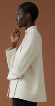 Load image into Gallery viewer, HERMES DOUBLE FACE CASHMERE LEATHER EMBROIDERED EXCEPTIONAL JACKET COAT NEW
