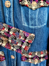 Load image into Gallery viewer, CHANEL 2016 AUTUMN DENIM JEAN TWEED JACKET RUNWAY
