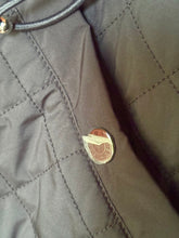 Load image into Gallery viewer, HERMES NAVY BLUE CHAÎNE D’ANCRE REVERSIBLE PARKA JACKET QUILTED COAT
