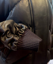 Load image into Gallery viewer, HERMES BLACK LEATHER PUFFER DOWN JACKET COAT $16,000 NEW TAGS
