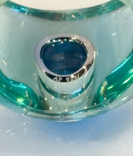 Load image into Gallery viewer, BON BON RING BABY BLUE RESIN WITH BLUE CZ
