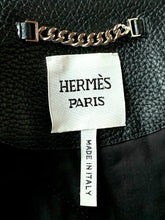Load image into Gallery viewer, HERMÈS ESPRIT DEERSKIN BLACK LEATHER BIKER JACKET PRISTINE
