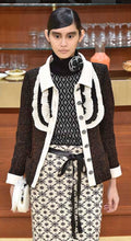 Load image into Gallery viewer, CHANEL 2015 BRASSERIE RUNWAY RUFFLE EMBELLLISHED JACKET $8,900 NEW TAGS
