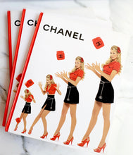 Load image into Gallery viewer, CHANEL BARBIE 1995 SPRING COLLECTION HARDCOVER CATALOGUE CLAUDIA SCHIFFER
