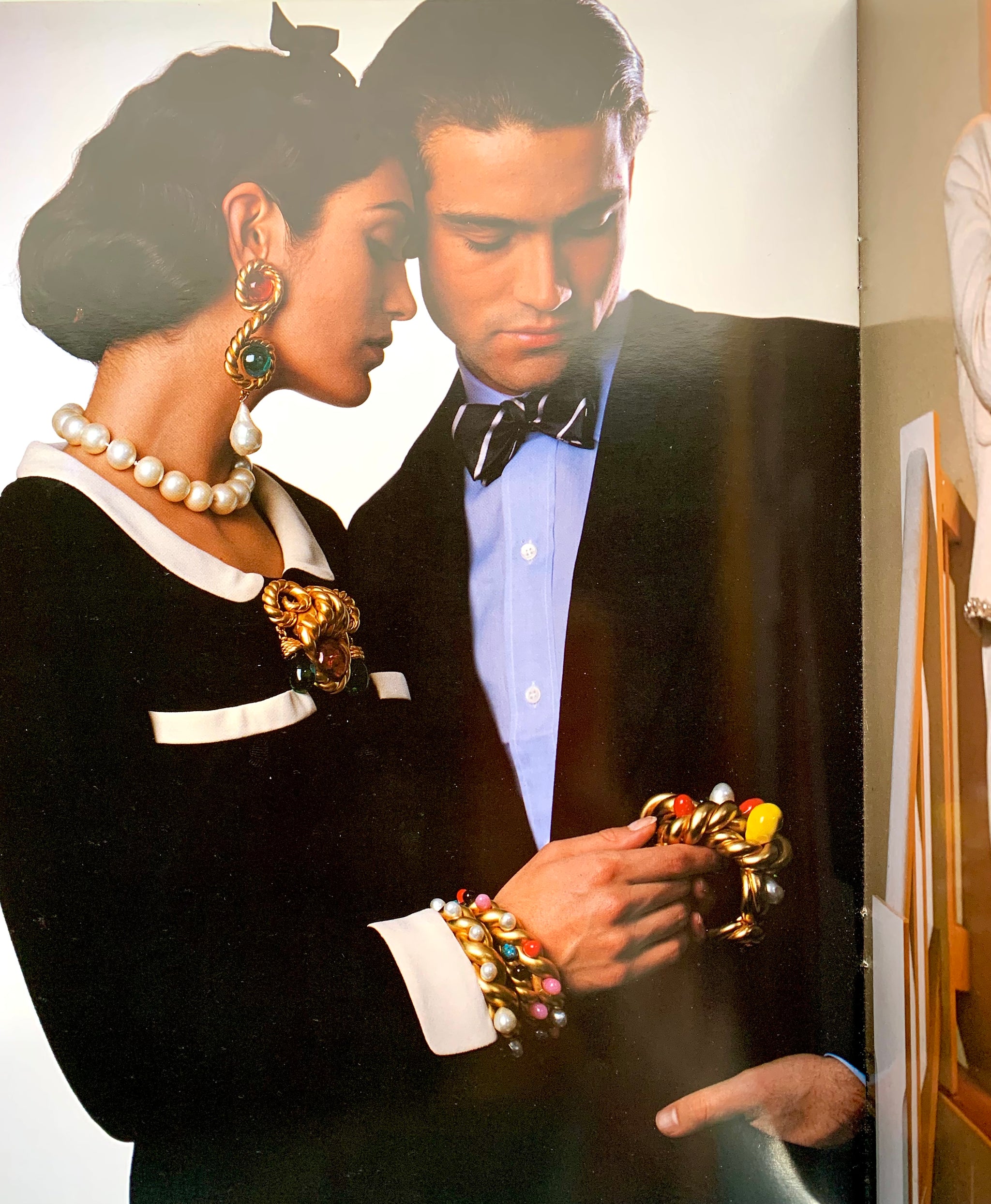 CHANEL 1990 SPRING SUMMER CATALOGUE CLAUDIA SCHIFFER HELENA