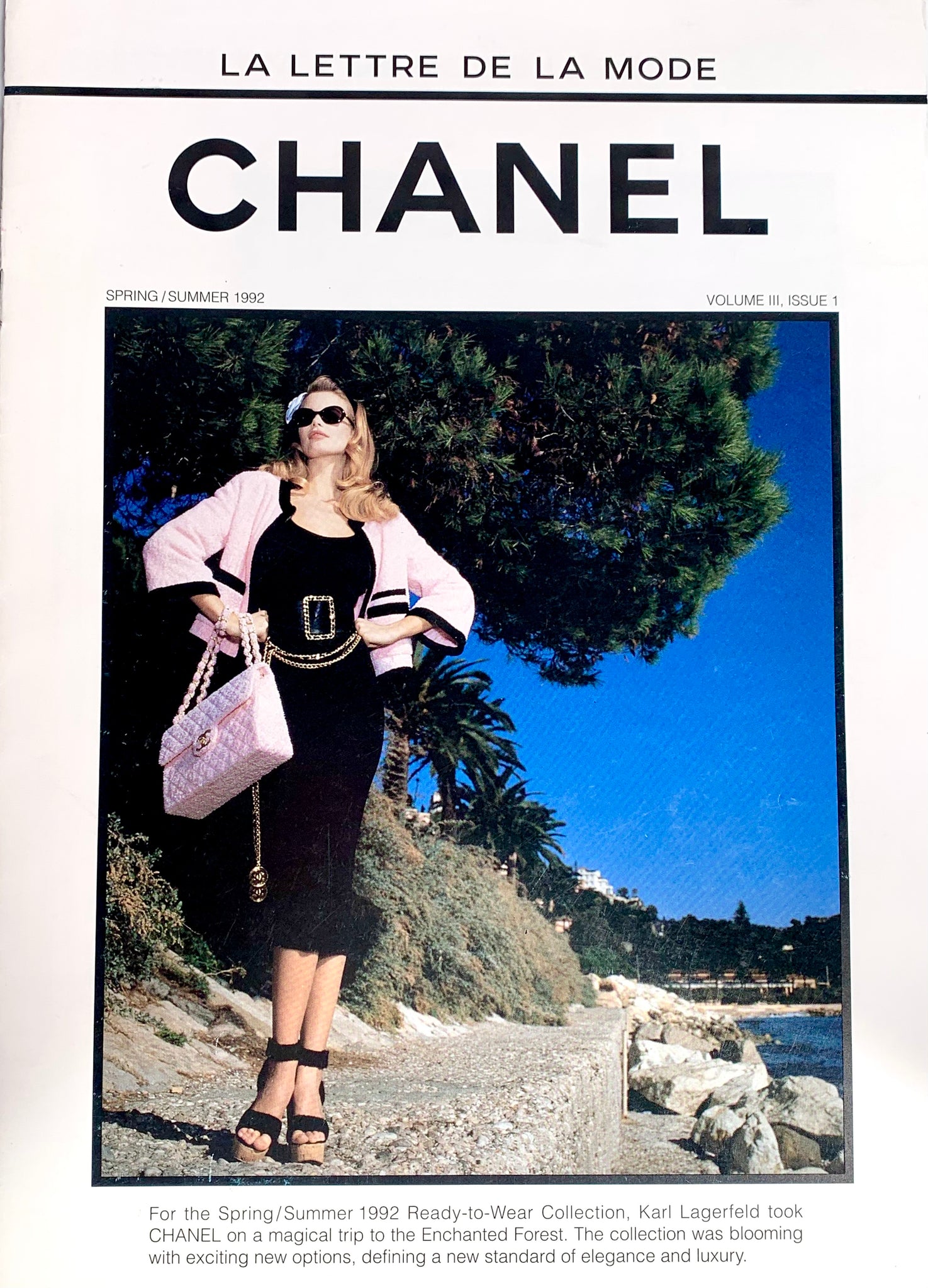 CHANEL 1992 SPRING SUMMER COLLECTION CATALOGUE CLAUDIA SCHIFFER – The Paris  Mademoiselle