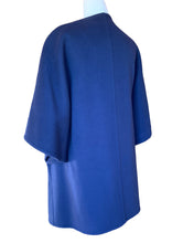 Load image into Gallery viewer, LOUIS VUITTON THICK CASHMERE JACKET CAPE PONCHO WITH LEATHER BELT
