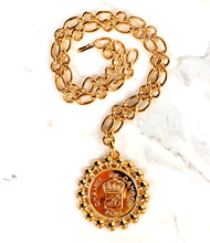 Load image into Gallery viewer, CHANEL MASSIVE  HERALDIC SEAL INSIGNIA MEDALLION RUNWAY NECKLACE
