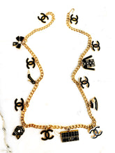 Load image into Gallery viewer, CHANEL RARE 14 HUGE COCO CHARM VINTAGE NECKLACE BELT
