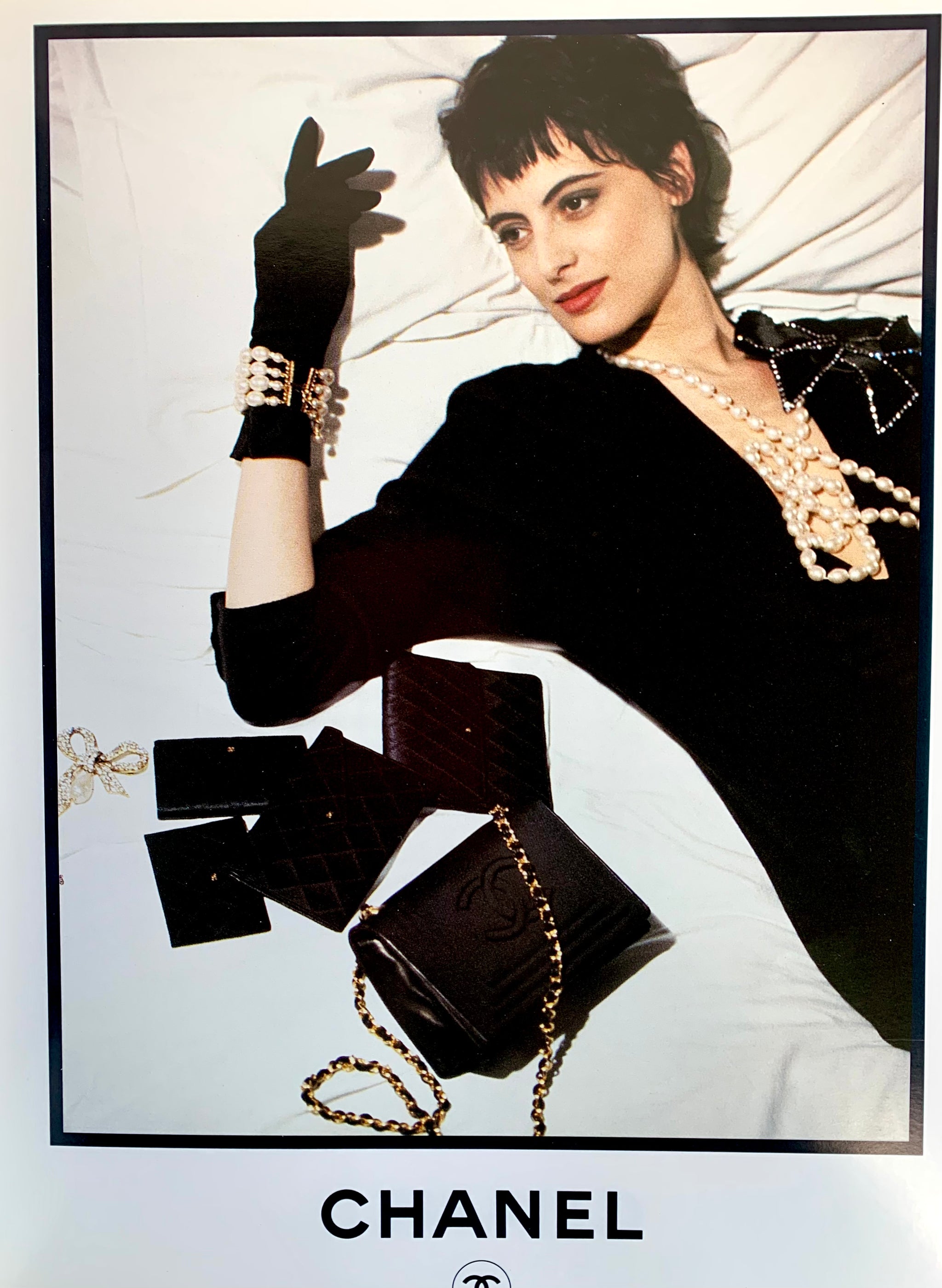 CHANEL 1986 1987 AUTUMN WINTER CATALOGUE INÈS DE LA FRESSANGE