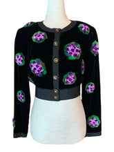 Load image into Gallery viewer, CHANEL OPULENT RARE EMBROIDERED SILK VELVET JACKET AUTUMN 1988
