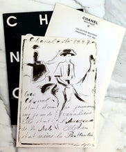 Load image into Gallery viewer, CHANEL 1997 SPRING SUMMER VIP ART PORTFOLIO WITH PHOTOS AND SKETCH
