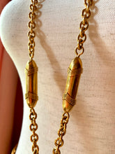 Load image into Gallery viewer, CHANEL XXL LOGO BULLET NECKLACE 1994

