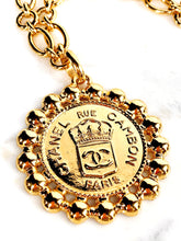Load image into Gallery viewer, CHANEL MASSIVE  HERALDIC SEAL INSIGNIA MEDALLION RUNWAY NECKLACE
