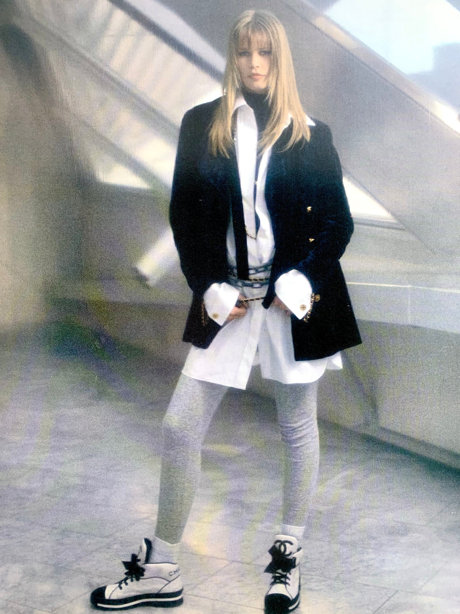 Chanel By Karl Lagerfeld Runway Snow Boots, Fall-Winter 1993-1994 at  1stDibs