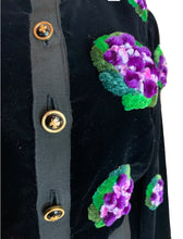 Load image into Gallery viewer, CHANEL OPULENT RARE EMBROIDERED SILK VELVET JACKET AUTUMN 1988
