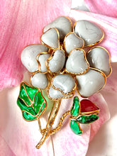 Load image into Gallery viewer, CHANEL MASSIVE CAMELLIA BLOOM 1994 GRIPOIX GLASS BROOCH
