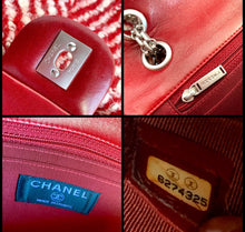 Load image into Gallery viewer, RARE CHANEL RED LESAGE FANTASY TWEED BAG AND SHAWL SET
