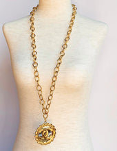 Load image into Gallery viewer, CHANEL MIRROR LOGO TWO TONE MASSIVE NECKLACE
