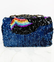 Load image into Gallery viewer, CHANEL 2021 K SEQUIN RAINBOW FLAP BAG PRISTINE
