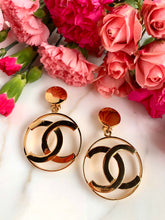 Load image into Gallery viewer, CHANEL ICONIC MASSIVE 1980s CC CELEBRITY HOOP EARRINGS
