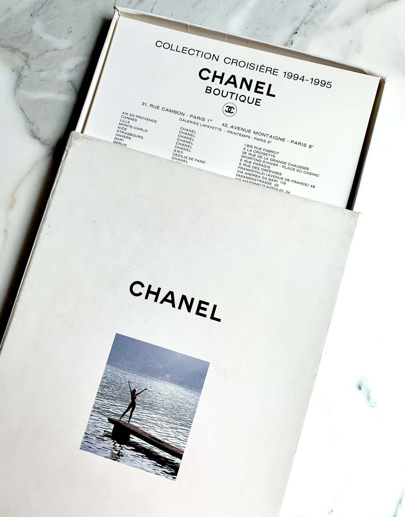 CHANEL 1994 - 1995 CRUISE BOXED SET CATALOGUE XXL POSTCARD ART PRINTS – The  Paris Mademoiselle