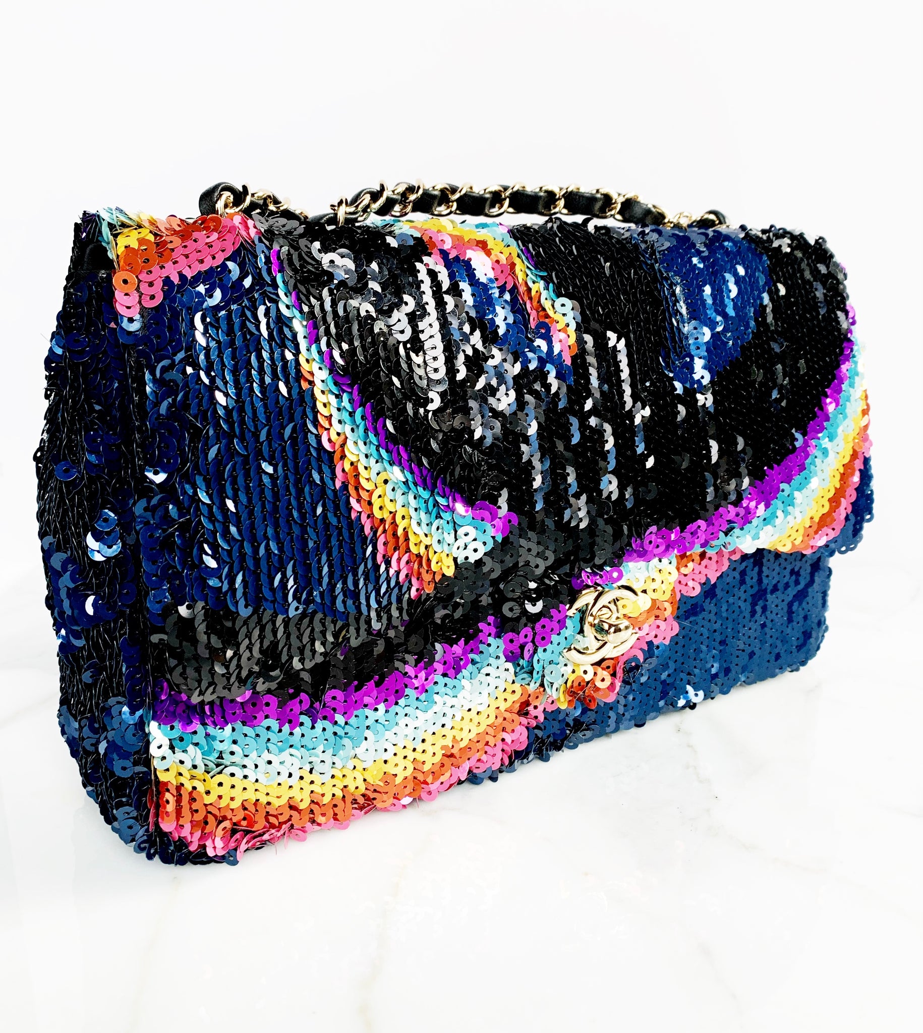 Chanel Multicolor Rainbow Tote 21K - Designer WishBags