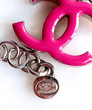 Load image into Gallery viewer, CHANEL FLOWER POWER PINK CC SEQUIN CHARM NECKLACE BELT 2004
