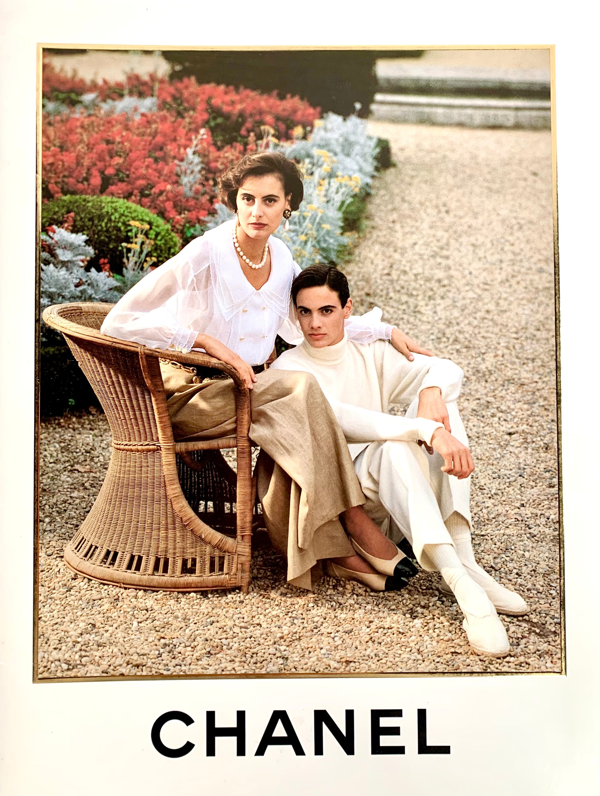 CHANEL 1989 SPRING SUMMER CATALOGUE INÈS DE LA FRESSANGE