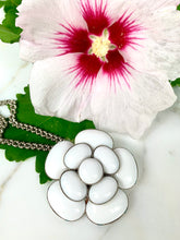 Load image into Gallery viewer, CHANEL MASSIVE WHITE GRIPOIX CAMELLIA NECKLACE NEW WITH TAGS
