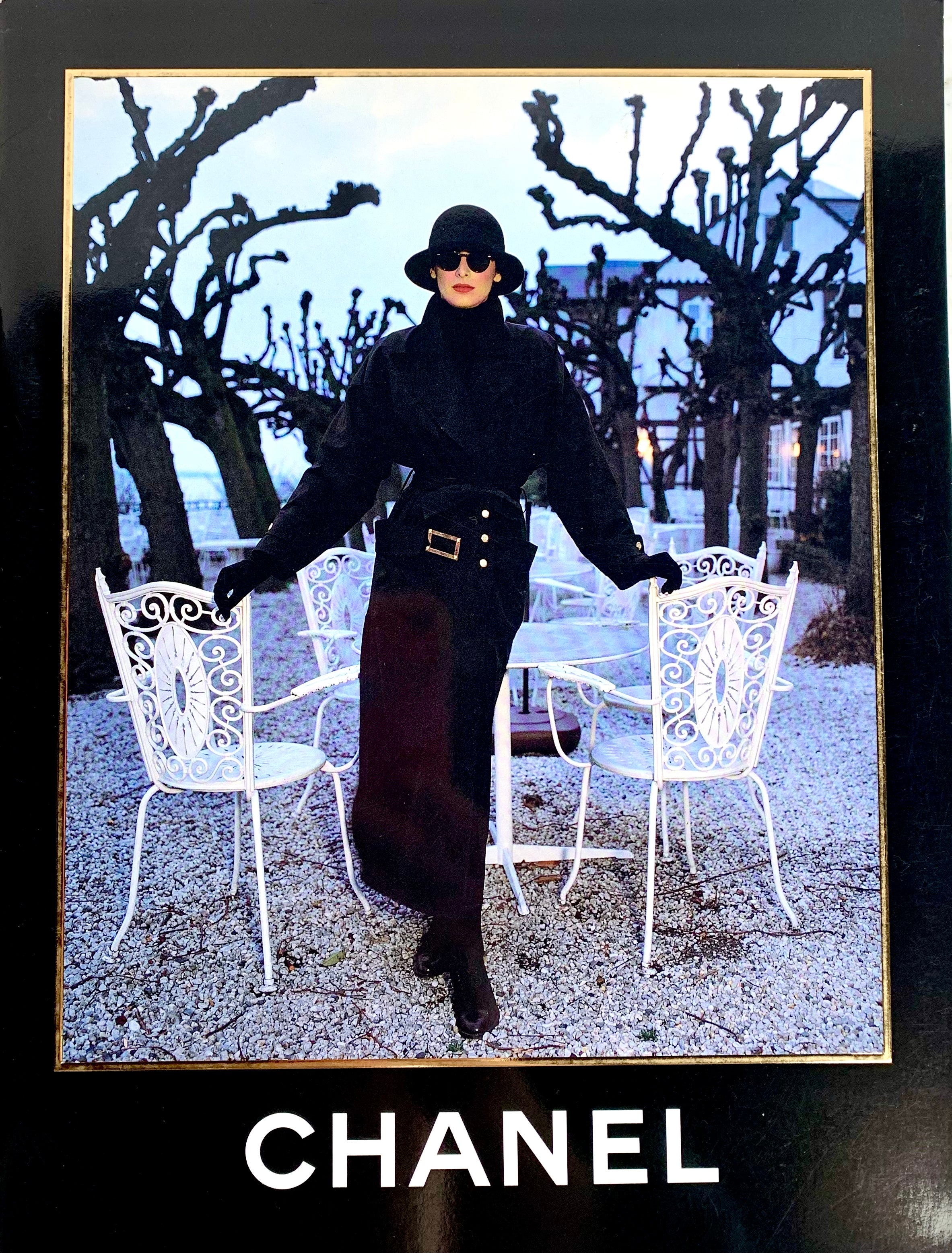 CHANEL 1989 1990 AUTUMN WINTER CATALOGUE INÈS DE LA FRESSANGE