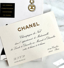 Load image into Gallery viewer, CHANEL 1997 VIP GIFT BOOK WITH STICKERS AND INVITE CHAMPAGNE RECEPTION IN COCO&#39;S APARTMENT

