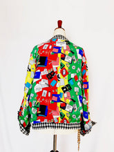 Load image into Gallery viewer, CHANEL &quot;COCO&quot; 1988 ICONIC RARE JACKET SILK / CHECK REVERSIBLE
