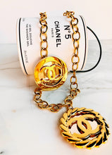 Load image into Gallery viewer, CHANEL MIRROR LOGO TWO TONE MASSIVE NECKLACE
