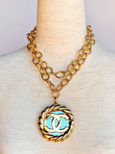 Load image into Gallery viewer, CHANEL MIRROR LOGO TWO TONE MASSIVE NECKLACE
