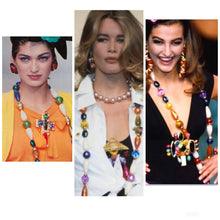 Load image into Gallery viewer, CHANEL IMPORTANT AND RARE MASSIVE GRIPOIX FLORAL EARRINGS 1991
