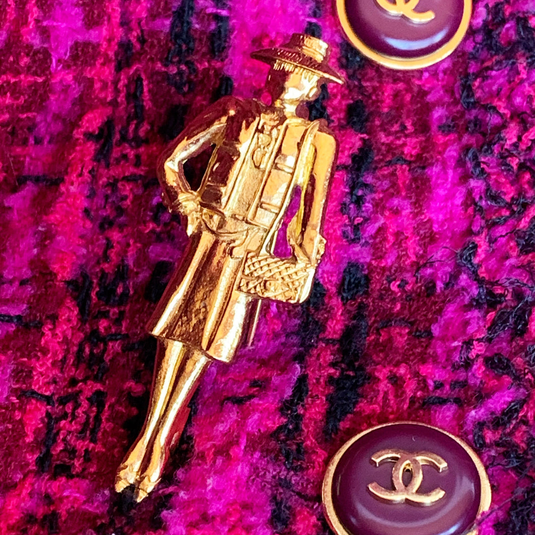 CHANEL COCO MADEMOISELLE VINTAGE BROOCH