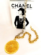 Load image into Gallery viewer, CHANEL MASSIVE GILT MEDALLION TWO-TONE NECKLACE
