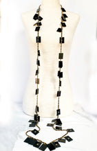 Load image into Gallery viewer, CHANEL RARE 54 PLEXI-LUCITE CC CHARMS RUNWAY 1994 LEATHER NECKLACE XXL 200 cm
