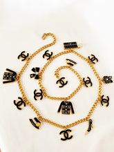 Load image into Gallery viewer, CHANEL RARE 17 HUGE CHARM VINTAGE NECKLACE BELT
