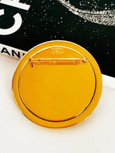 Load image into Gallery viewer, CHANEL MIRROR LOGO TWO TONE MASSIVE BROOCH 1980s
