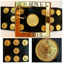 Load image into Gallery viewer, CHANEL INCREDIBLE 88 COIN GILT MEDALLION VINTAGE BELT 38.5 inch
