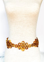 Load image into Gallery viewer, YVES SAINT LAURENT ICONIC RARE 1970s FAUX TORTOISE CHAIN BELT NECKLACE
