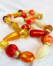 Load image into Gallery viewer, CHANEL GRIPOIX RARE GLASS PEARL AND BEAD CHUNKY MASSIVE VINTAGE SAUTOIR NECKLACE
