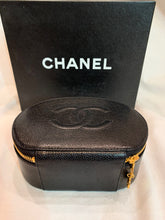 Load image into Gallery viewer, CHANEL VANITY BEAUTY CAVIAR BLACK CASE
