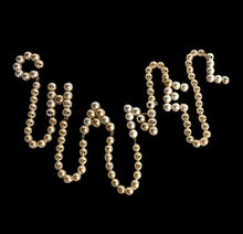 Load image into Gallery viewer, CHANEL 1991 AUTUMN RARE ICONIC PEARL LETTERS BROOCH
