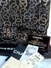 Load image into Gallery viewer, CHANEL CRYSTAL CC TWEED JUMBO BAG 2010
